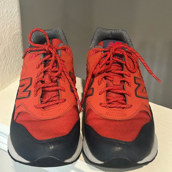 New Balance 580 Elite Edition RED/BLACK Suede Shoes Mens Sz 7D MRT580XR - Picture 6 of 10